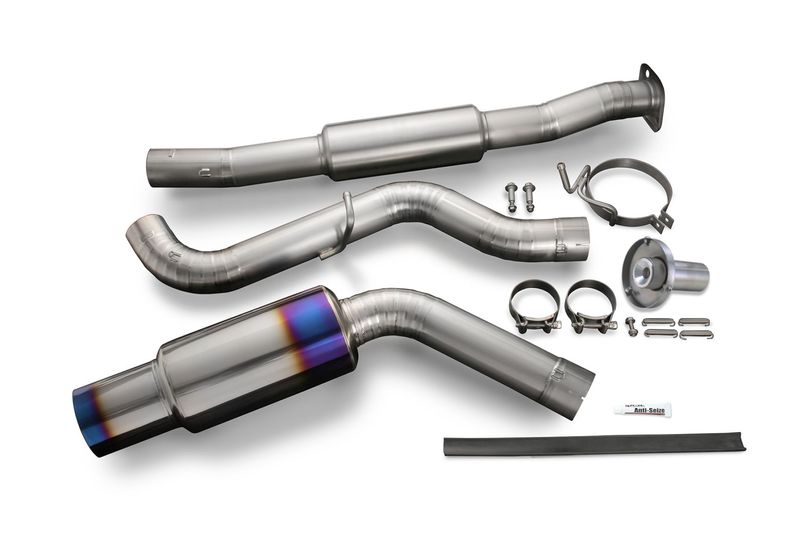 RSE FULL TITANIUM MUFFLER EXHAUST TYPE-R FOR SUBARU WRX STI GV VA JDM EJ20 EJ25 FA20DIT RB6090-SB01D