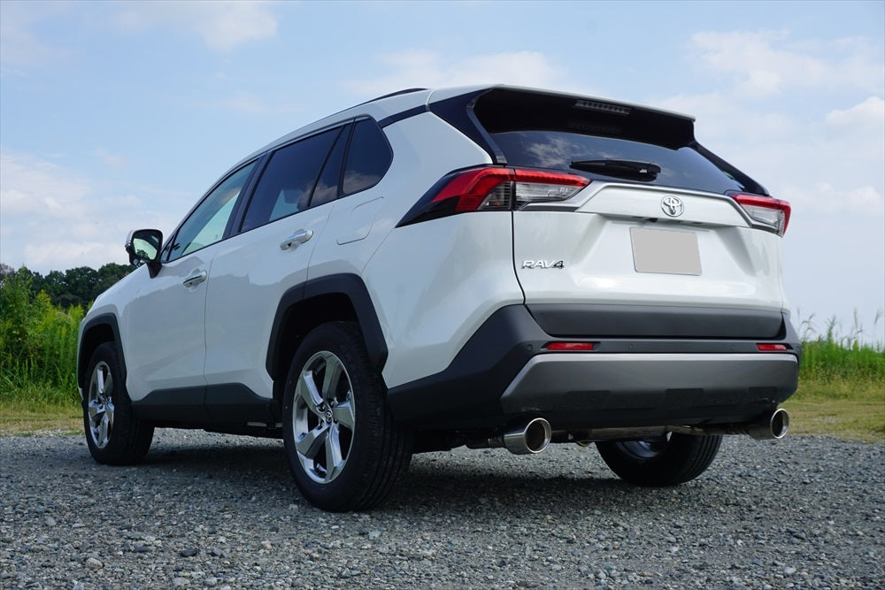 EXART ONE MUFFLER STAINLESS STEEL ROUND TAILPIPE (OUTER DIAMETER Φ114) EXHAUST EXHAUST FOR TOYOTA RAV4 6BA-MXAA54 GASOLINE M20A-FKS EA02-TY112-S