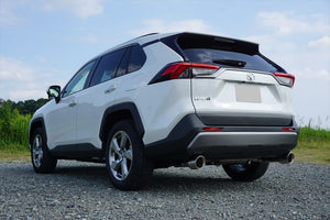 EXART ONE MUFFLER CARBON FIBER CIRCULAR TAILPIPE (OUTER DIAMETER Φ114) EXHAUST EXHAUST FOR TOYOTA RAV4 6BA-MXAA54 GASOLINE M20A-FKS EA02-TY112-C