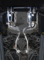 POWER CRAFT HYBRID EXHAUST MUFFLER SYSTEM WITH BLACK TAIL FOR BMW F80 M3 BMW F82 M4 P-BM590103-BKT