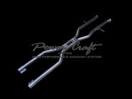 POWER CRAFT HYBRID EXHAUST MUFFLER SYSTEM WITH BLACK TAIL FOR MERCEDES BENZ GL63  P-BE180102-BKT
