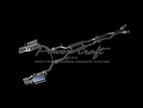 POWER CRAFT HYBRID EXHAUST MUFFLER SYSTEM FOR AUDI S8 P-AU750101