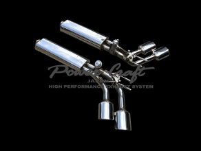 POWER CRAFT HYBRID EXHAUST SYSTEM WITH BLACK TAIL FOR MERCEDES BENZ G63 AMG  P-BE190101-BKT