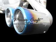 POWER CRAFT HYBRID EXHAUST MUFFLER SYSTEM WITH BLACK TAIL FOR FERRARI 355 P-FE360101-BKT