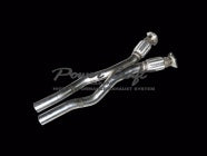 POWER CRAFT HYBRID EXHAUST MUFFLER SYSTEM WITH BLACK TAIL FOR AUDI S8 P-AU750101-BKT