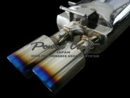 POWER CRAFT EXHAUST MUFFLER SYSTEM WITH BLACK TAIL FOR PORSCHE PANAMERA HYBRID  P-PO470106-BKT