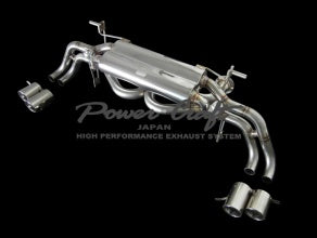 POWER CRAFT HYBRID EXHAUST MUFFLER SYSTEM WITH BLACK TAIL FOR AUDI R8 5.2 V10 SPIDER P-AU710101-BKT