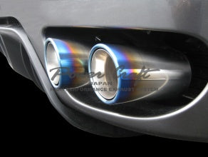 POWER CRAFT HYBRID EXHAUST MUFFLER SYSTEM WITH BLACK TAIL FOR FERRARI F430 SPIDER P-FE380101-BKT