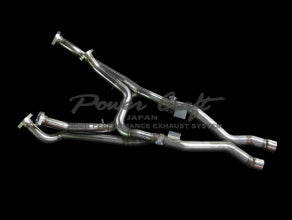 POWER CRAFT HYBRID EXHAUST MUFFLER SYSTEM WITH BLACK TAIL FOR FERRARI 612 SCAGLIETTI P-FE400101-BKT