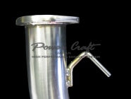POWER CRAFT HYBRID EXHAUST MUFFLER SYSTEM OEM INTERMEDIATE FOR NISSAN R35 GTR P-NI120101
