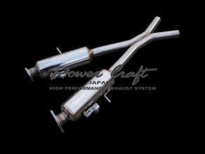 POWER CRAFT HYBRID EXHAUST MUFFLER SYSTEM MID X TUBE FOR JEEP GRAND CHEROKEE SRT P-JE680103