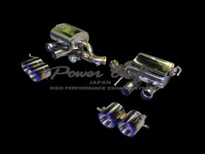 POWER CRAFT HYBRID EXHAUST MUFFLER SYSTEM WITH BLACK TAIL FOR FERRARI CALIFORNIA TURBO  P-FE440104-BKT