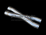 POWER CRAFT HYBRID EXHAUST MUFFLER SYSTEM BLACK TAIL WITH X TUBE FOR FERRARI 812 P-FE1030101-SE-BKT