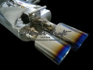 POWER CRAFT EXHAUST MUFFLER SYSTEM WITH BLACK TAIL FOR PORSCHE PANAMERA S PANAMERA 4S  P-PO470103-BKT