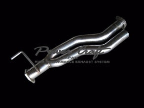 POWER CRAFT HYBRID EXHAUST MUFFLER SYSTEM WITH BLACK TAIL FOR MERCEDES BENZ 500E P-BE660101-BKT