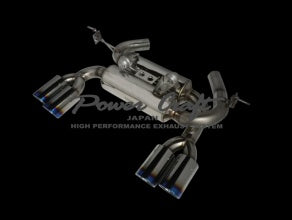 POWER CRAFT HYBRID EXHAUST MUFFLER SYSTEM WITH BLACK TAIL FOR BMW F80 M3 BMW F82 M4 P-BM590101-BKT