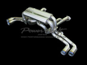 POWER CRAFT HYBRID EXHAUST MUFFLER SYSTEM WITH BLACK TAIL FOR FERRARI F430 SPIDER P-FE380101-BKT