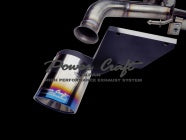 POWER CRAFT HYBRID EXHAUST SYSTEM GRAN TURISMO MC STRADALE WITH BLACK TAIL FOR MASERATI GRAN TURISMO P-MAS810102-BKT