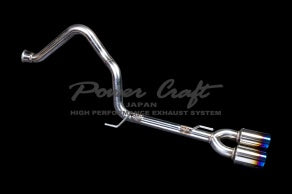 POWER CRAFT EXHAUST MUFFLER SYSTEM DUAL OUTLET FOR LEXUS LX570 MODELISTA GENUINE AERO KIT P-TO210106