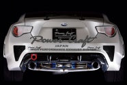 POWER CRAFT TORNADO EXHAUST MUFFLER SYSTEM SUS AND TITAN FOR SUBARU BRZ P-SU270105