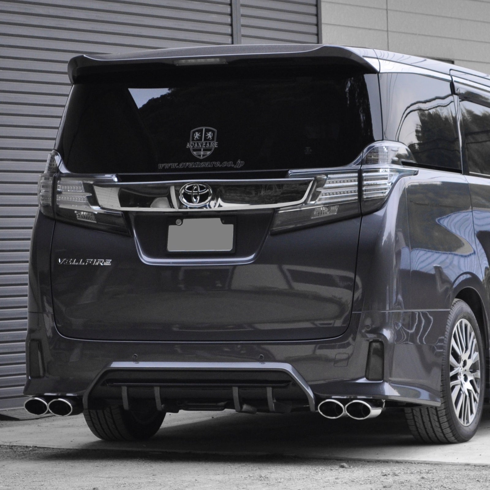 EXART ONE MUFFLER EXHAUST EXHAUST FOR TOYOTA ALPHARD VELLFIRE DBA-GGH30W 2GR-FE PRE-MINOR CHANGE 2GR-FKS POST-MINOR CHANGE EA02-TY107-S