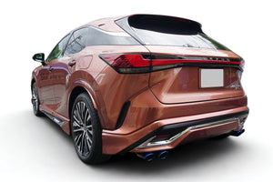 EXART ONE MUFFLER STAINLESS STEEL OVAL TAILPIPE (110MM X 70MM 4 PIECES) EXHAUST EXHAUST FOR LEXUS RX450H+ 6LA-AALH16 A25A-FXS EA02-LX115-S