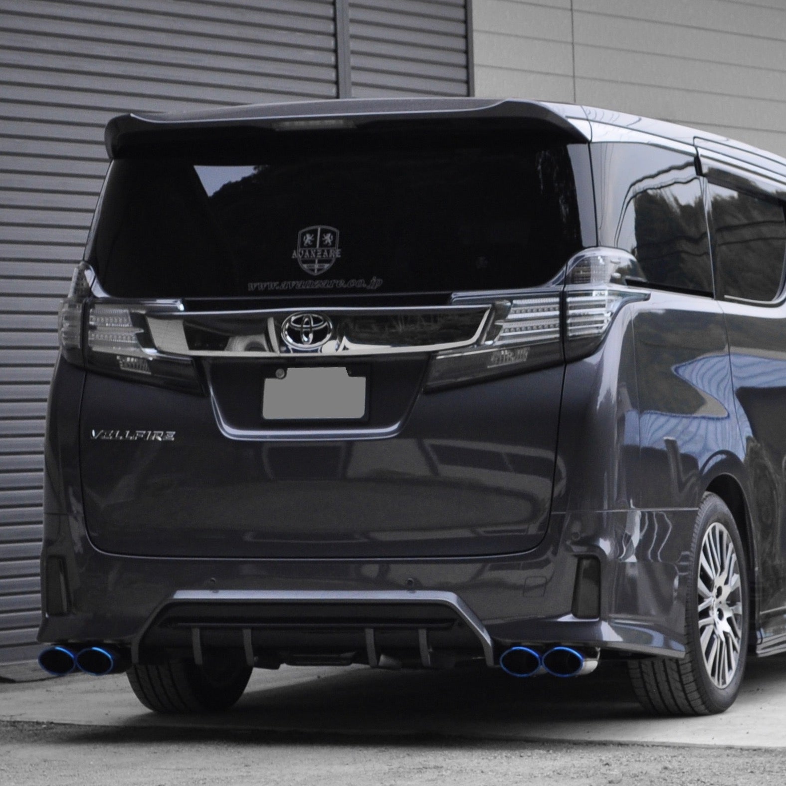EXART ONE MUFFLER EXHAUST EXHAUST FOR TOYOTA ALPHARD VELLFIRE DBA-GGH30W 2GR-FE PRE-MINOR CHANGE 2GR-FKS POST-MINOR CHANGE EA02-TY107-T