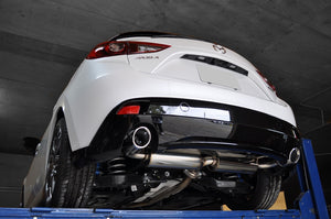 EXART ONE MUFFLER EXHAUST EXHAUST FOR MAZDA AXELA SPORT DBA-BM5FS *NOT COMPATIBLE WITH BM5AS (4WD) P5-VPS EA02-MZ101