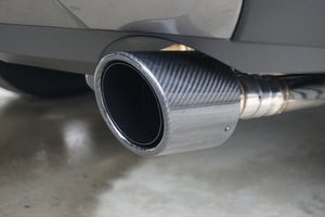 EXART ONE MUFFLER CARBON FIBER CIRCULAR TAILPIPE (OUTER DIAMETER Φ114) EXHAUST EXHAUST FOR TOYOTA RAV4 6BA-MXAA54 GASOLINE M20A-FKS EA02-TY112-C