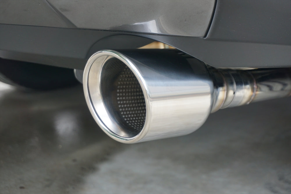 EXART ONE MUFFLER GRAPHITE METALLIC CIRCULAR TAILPIPE (OUTER DIAMETER Φ114) EXHAUST EXHAUST FOR TOYOTA RAV4 6BA-MXAA54 GASOLINE M20A-FKS EA02-TY112-G