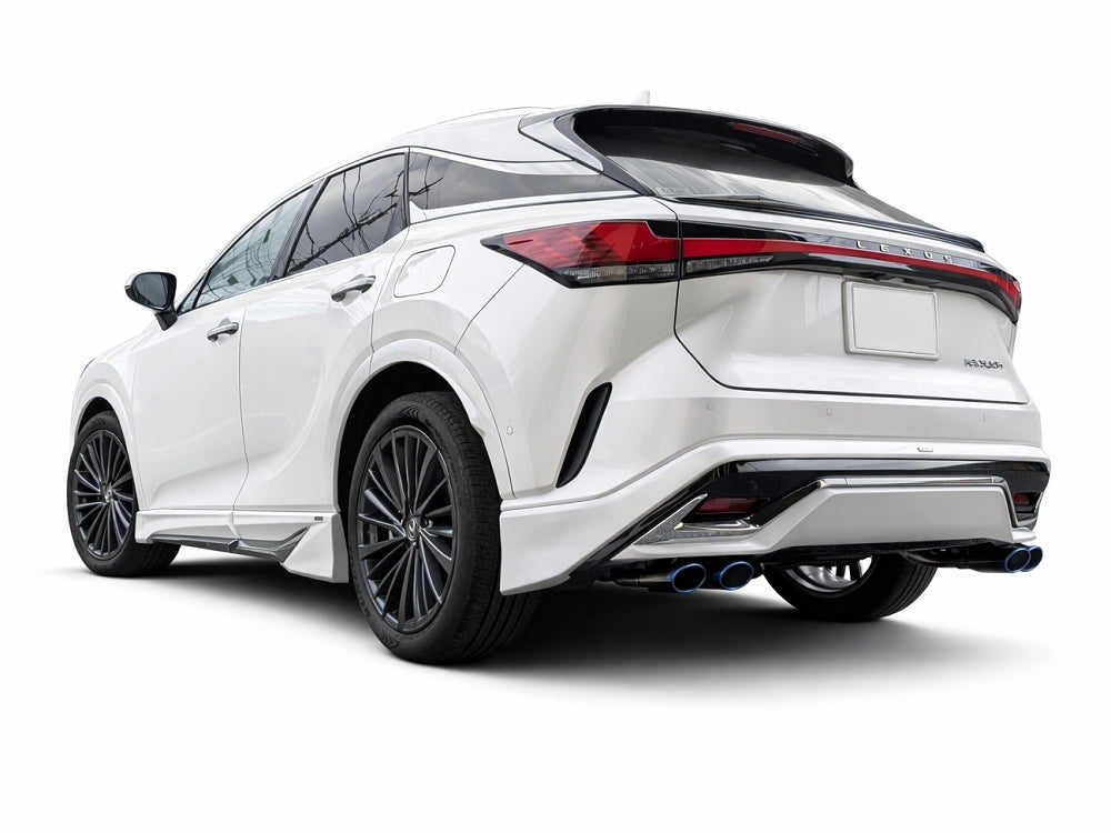EXART ONE MUFFLER GRAPHITE OVAL TAIL (110MM X 70MM 4 PIECES) EXHAUST EXHAUST FOR LEXUS RX350H 6AA-AALH15 A25A-FXS EA02-LX127-G