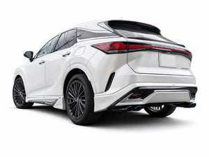 EXART ONE MUFFLER GRAPHITE OVAL TAIL (110MM X 70MM 4 PIECES) EXHAUST EXHAUST FOR LEXUS RX350H 6AA-AALH15 A25A-FXS EA02-LX127-G
