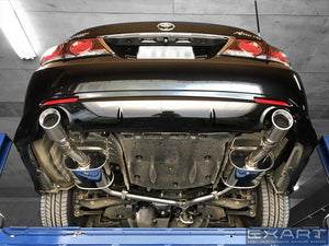 EXART ONE MUFFLER TITANIUM Φ101 TAIL EXHAUST EXHAUST FOR TOYOTA CROWN ATHLETE 2.0 TURBO DBA-ARS210 8AR-FTS EA02-TY105-T-TITANIUM-Φ101-TAIL