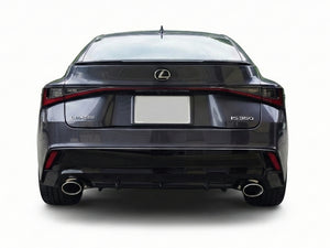 EXART IVSC MUFFLER CARBON FIBER OVAL TAIL (120MM WIDTH) EXHAUST EXHAUST FOR LEXUS IS350 3BA-GSE31 2GR-FKS EA01-LX115-CARBON-FIBER-OVAL-TAILPIPE-120MM-WIDTH
