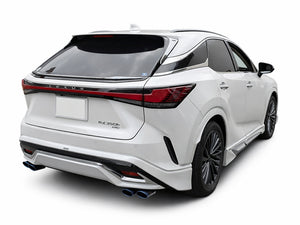 EXART ONE MUFFLER GRAPHITE OVAL TAIL (110MM X 70MM 4 PIECES) EXHAUST EXHAUST FOR LEXUS RX350H 6AA-AALH15 A25A-FXS EA02-LX127-G