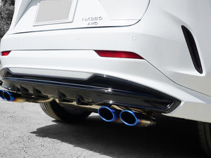 EXART ONE MUFFLER SPORTS SOUND STAINLESS STEEL OVAL TAILPIPE (110MM X 70MM 4 PIECES) EXHAUST EXHAUST FOR LEXUS NX350 5BA-TAZA25 T24A EA02-LX113-S