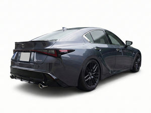 EXART IVSC MUFFLER TITANIUM OVAL TAIL (120MM WIDTH) EXHAUST EXHAUST FOR LEXUS IS350 3BA-GSE31 2GR-FKS EA01-LX115-TITANIUM-OVAL-TAILPIPE-120MM-WIDTH