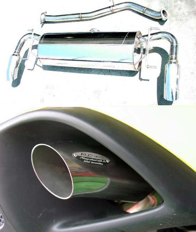 RE-AMEMIYA DOLPHIN TAIL MUFFLER ZENKI FOR MAZDA RX-8 M0-088035-001