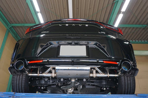 EXART IVSC MUFFLER GRAPHITE METALLIC ROUND Φ114 TAILPIPE. EXHAUST EXHAUST FOR LEXUS LBX MORIZO RR 4BA-GAYA16 G16E-GTS EA01-LX114-G
