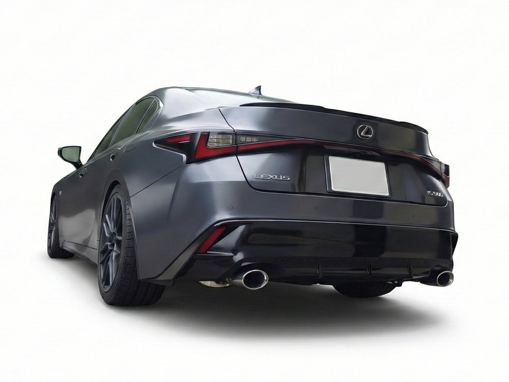 EXART IVSC MUFFLER STAINLESS STEEL OVAL TAIL (120MM WIDTH) EXHAUST EXHAUST FOR LEXUS IS350 3BA-GSE31 2GR-FKS EA01-LX115-STAINLESS-STEEL-OVAL-TAILPIPE-120MM-WIDTH