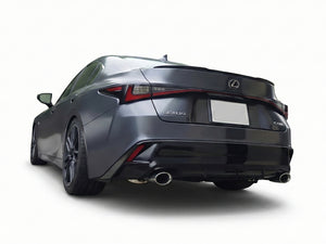 EXART IVSC MUFFLER STAINLESS STEEL OVAL TAIL (120MM WIDTH) EXHAUST EXHAUST FOR LEXUS IS350 3BA-GSE31 2GR-FKS EA01-LX115-STAINLESS-STEEL-OVAL-TAILPIPE-120MM-WIDTH