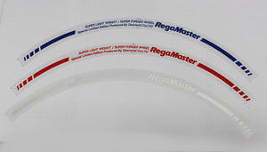 DESMOND 19 INCH REGAMASTER EVO II LIP STICKER RED DESMOND-00730