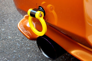 M&M HONDA REAR RETRACTABLE TOW HOOK YELLOW FOR S2000 AP1 AP2  01713-AP1/2-R001Y