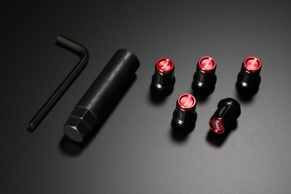 MONSTER SPORT HEPTAGON WHEEL NUTS M12XP1.25 16PCS RED 684516-0020R