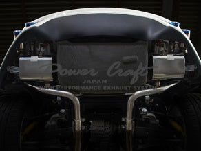 POWER CRAFT HYBRID EXHAUST MUFFLER SYSTEM WITH BLACK TAIL FOR MASERATI GRAN TURISMO P-MAS780101-BKT