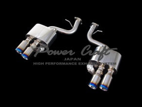 POWER CRAFT HYBRID EXHAUST MUFFLER SYSTEM WITH BLACK TAIL FOR FERRARI 599 P-FE430101-BKT