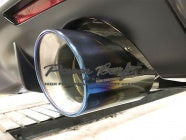 POWER CRAFT TAIL FINISH 2.0 TITANIUM TAIL WITH BURNT COLOR FOR TOYOTA SUPRA 90 P-TO200103