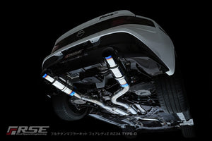 RSE FULL TITANIUM MUFFLER EXHAUST TYPE-D FOR NISSAN FAIRLADY Z RZ34 VR30 RB6090-NS21D