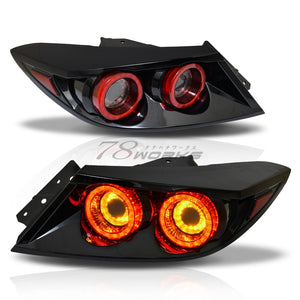 78WORKS 3D ROUND FLOWING TURN SIGNAL LED TAIL LAMP RS SERIES RED FOR TOYOTA GR86 SUBARU BRZ ZN8 ZD8 T021RC