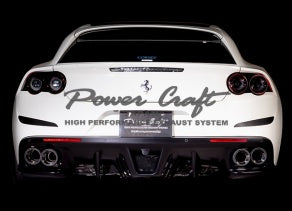 POWER CRAFT HYBRID EXHAUST SYSTEM WITH BLACK TAIL FOR FERRARI GTC4 LUSSO V8 TURBO P-FE1100101-BKT